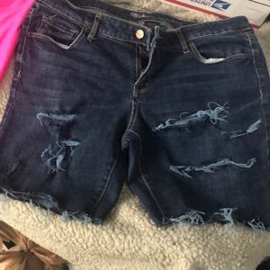 Mossimo cut off distressed size 12 s/c shorts